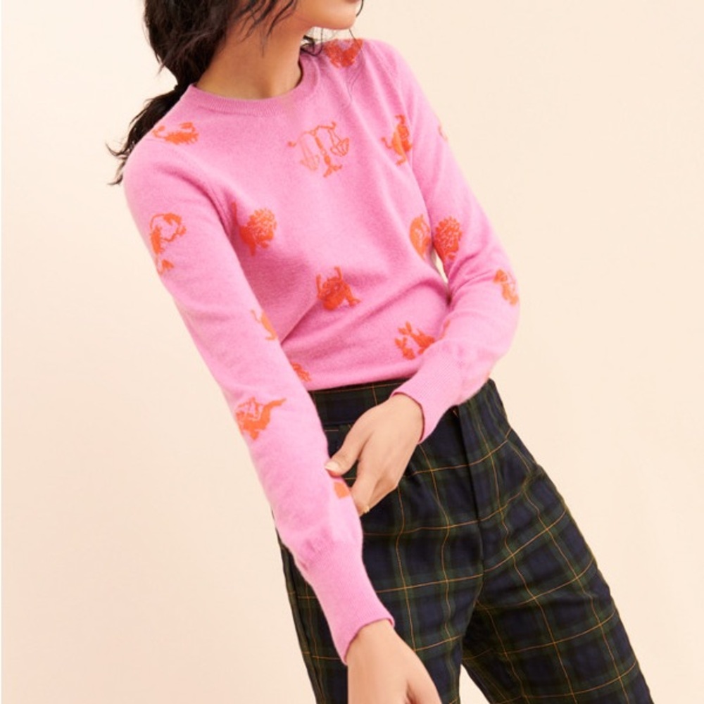ISO Happy Sheep zodiac cashmere sweater